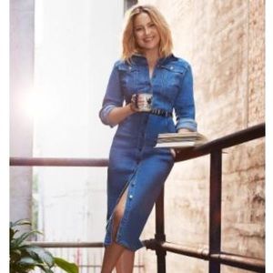 Denim shirt dress Kate Hudson line